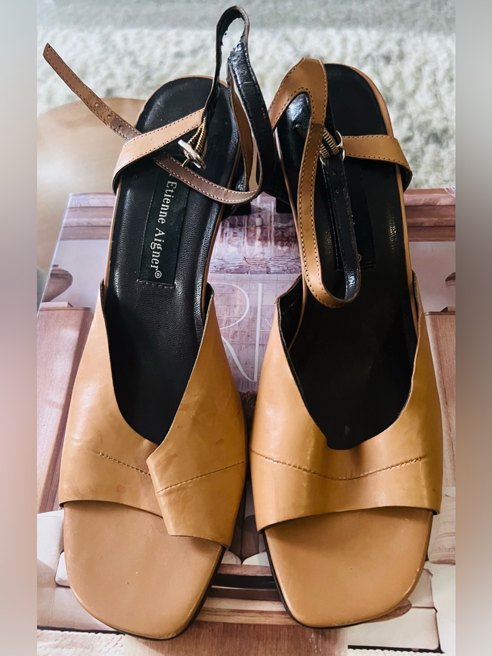 Etienne Aigner Slingback Sandals